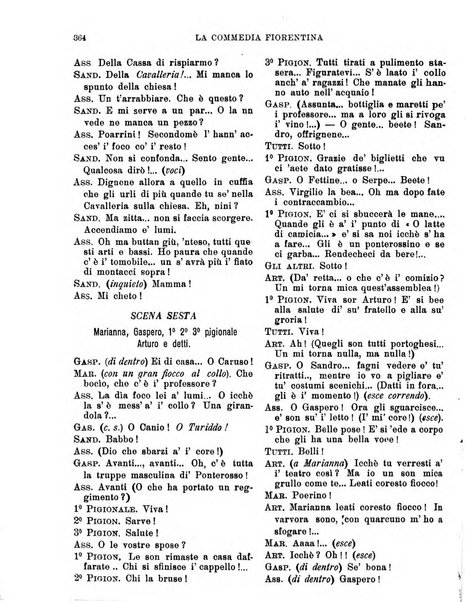 La commedia fiorentina raccolta mensile di commedie in vernacolo fiorentino