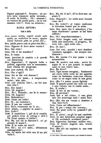 La commedia fiorentina raccolta mensile di commedie in vernacolo fiorentino