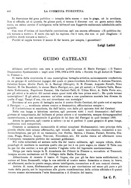 La commedia fiorentina raccolta mensile di commedie in vernacolo fiorentino