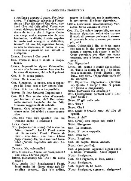 La commedia fiorentina raccolta mensile di commedie in vernacolo fiorentino