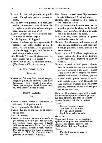 La commedia fiorentina raccolta mensile di commedie in vernacolo fiorentino