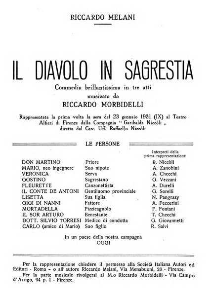 La commedia fiorentina raccolta mensile di commedie in vernacolo fiorentino