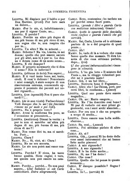 La commedia fiorentina raccolta mensile di commedie in vernacolo fiorentino