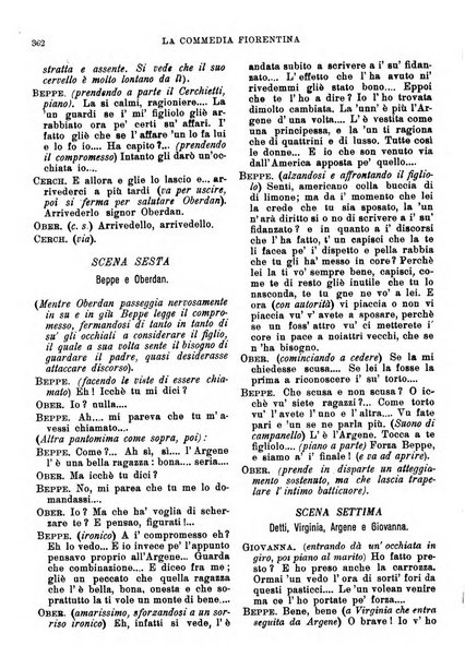 La commedia fiorentina raccolta mensile di commedie in vernacolo fiorentino