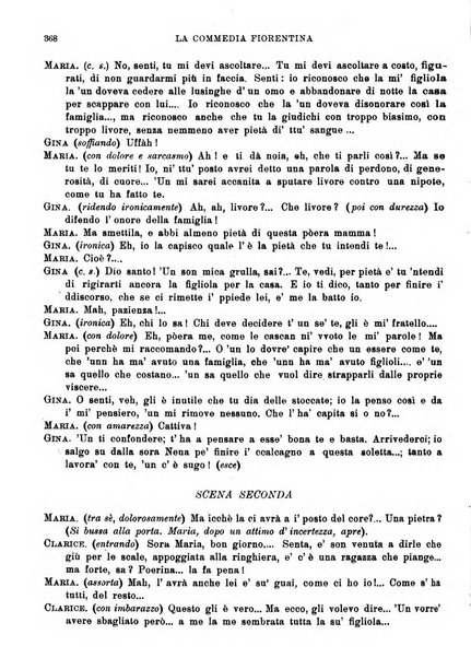 La commedia fiorentina raccolta mensile di commedie in vernacolo fiorentino