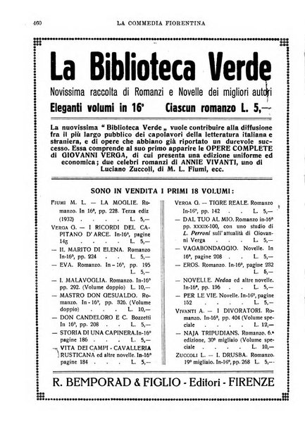 La commedia fiorentina raccolta mensile di commedie in vernacolo fiorentino