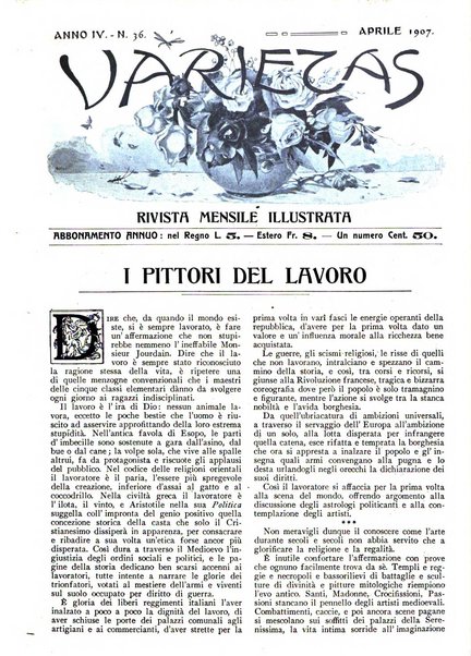 Varietas rivista illustrata