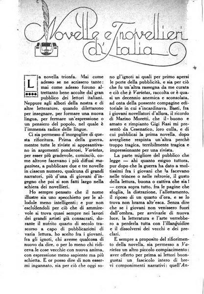 Varietas rivista illustrata