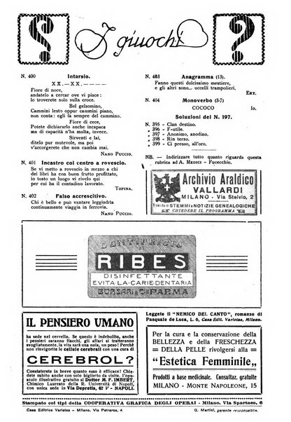 Varietas rivista illustrata