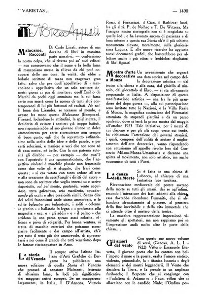 Varietas rivista illustrata