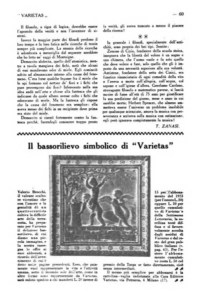 Varietas rivista illustrata