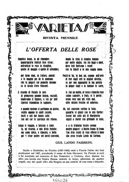 Varietas rivista illustrata