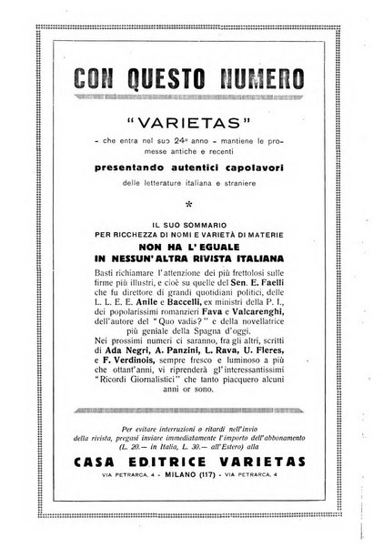 Varietas rivista illustrata