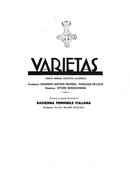 Varietas rivista illustrata