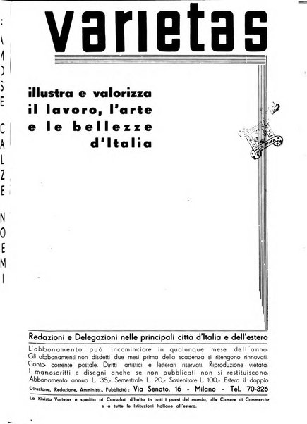 Varietas rivista illustrata