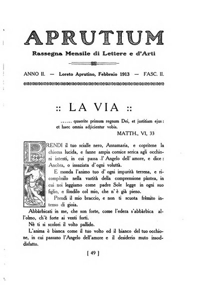 Aprutium rassegna mensile di lettere e d'arte