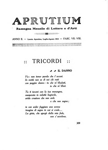 Aprutium rassegna mensile di lettere e d'arte