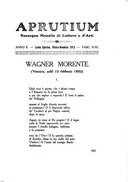 Aprutium rassegna mensile di lettere e d'arte