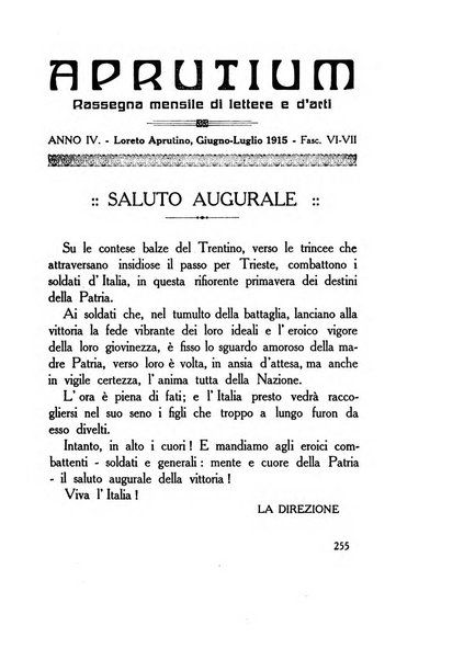 Aprutium rassegna mensile di lettere e d'arte