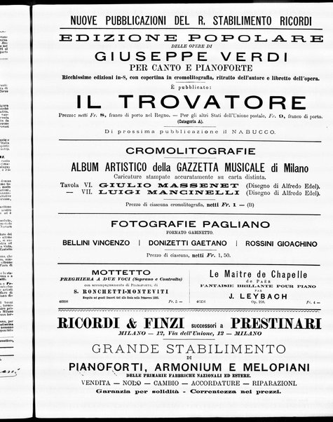 Il trovatore : giornale letterario, artistico, teatrale