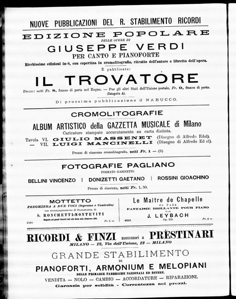 Il trovatore : giornale letterario, artistico, teatrale