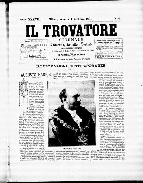 Il trovatore : giornale letterario, artistico, teatrale