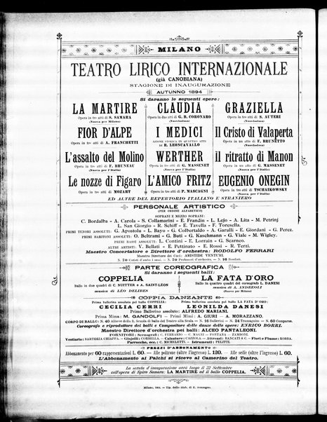 Il trovatore : giornale letterario, artistico, teatrale