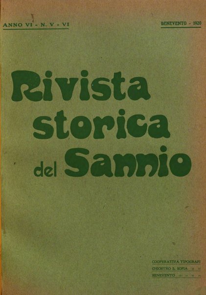 Rivista storica del Sannio