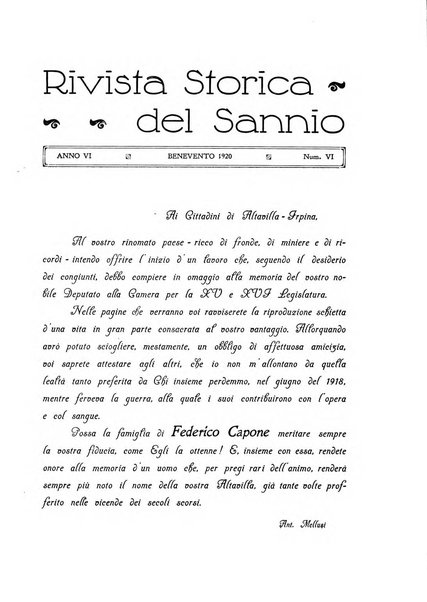 Rivista storica del Sannio