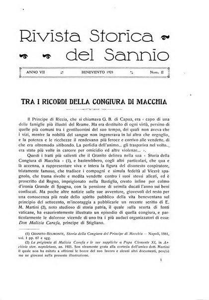 Rivista storica del Sannio