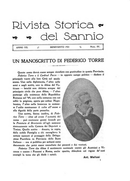 Rivista storica del Sannio