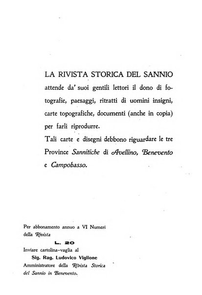 Rivista storica del Sannio