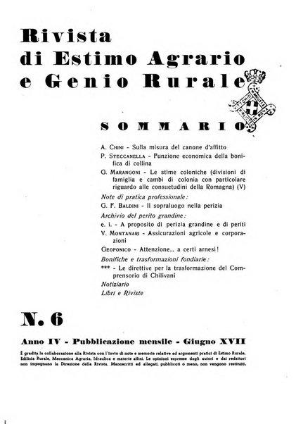 Rivista di estimo agrario e genio rurale