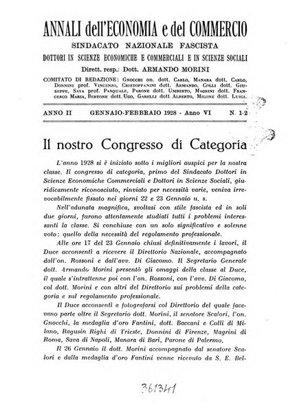 Annali dell'economia e del commercio