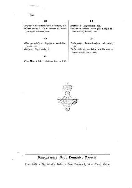 Annali di chimica applicata