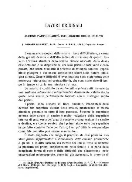 Annali di odontologia periodico mensile