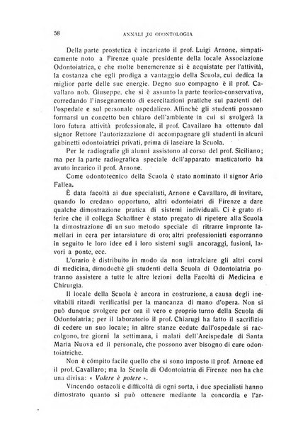 Annali di odontologia periodico mensile