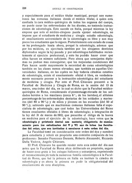 Annali di odontologia periodico mensile