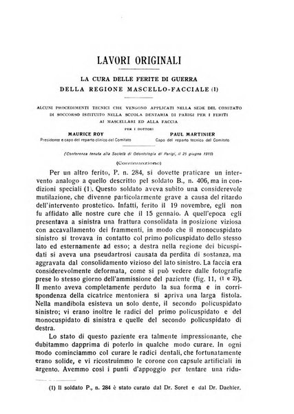 Annali di odontologia periodico mensile