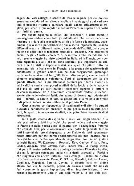 Annali di odontologia periodico mensile