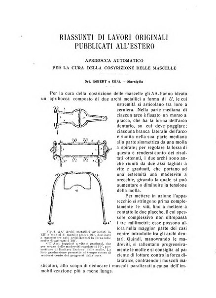 Annali di odontologia periodico mensile