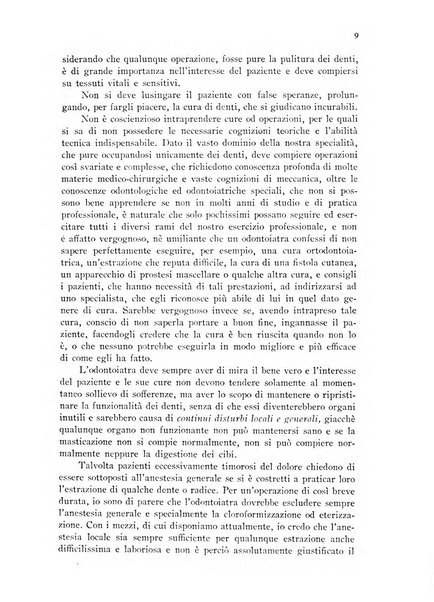 Annali di odontologia periodico mensile