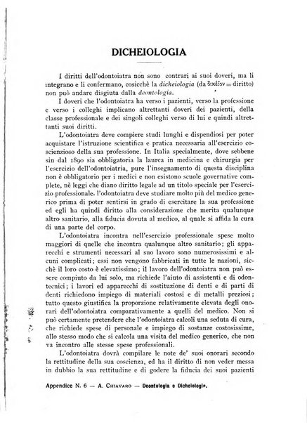 Annali di odontologia periodico mensile