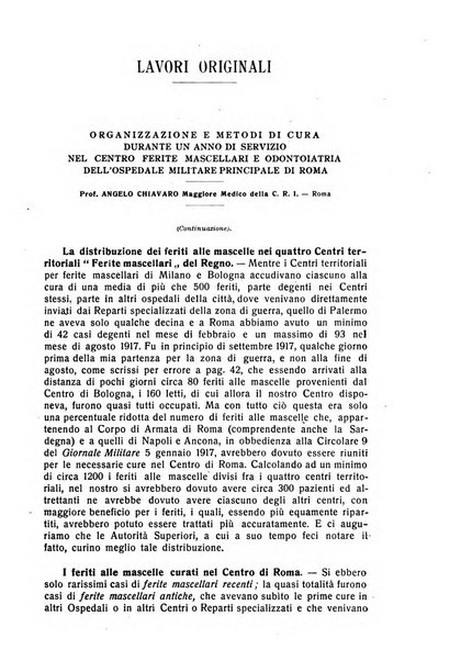 Annali di odontologia periodico mensile