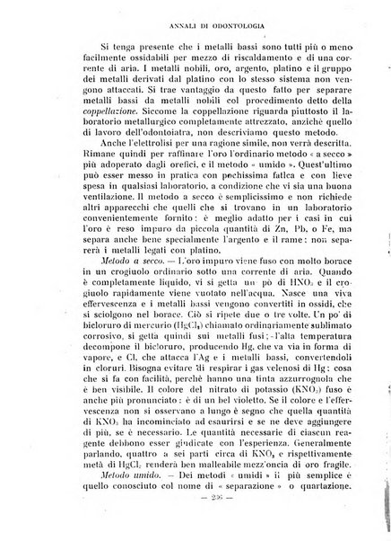 Annali di odontologia periodico mensile