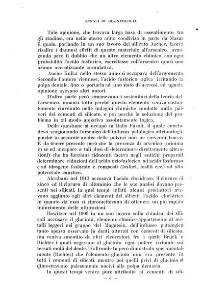 Annali di odontologia periodico mensile