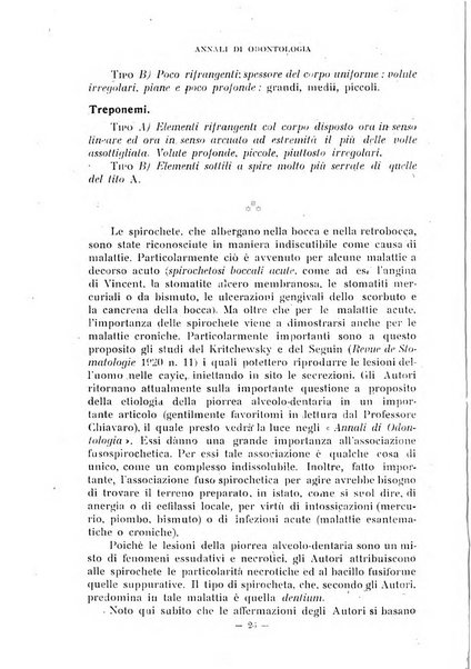 Annali di odontologia periodico mensile