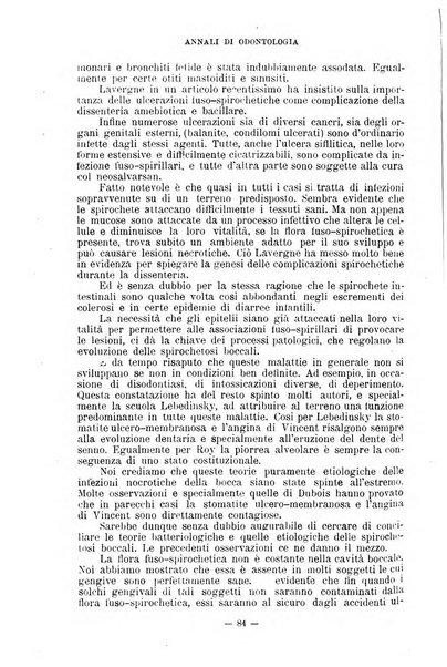 Annali di odontologia periodico mensile