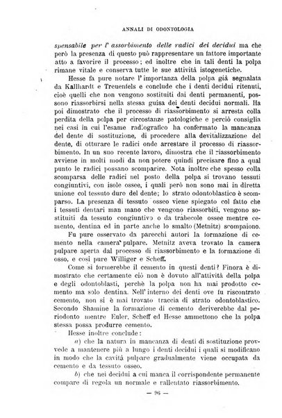 Annali di odontologia periodico mensile