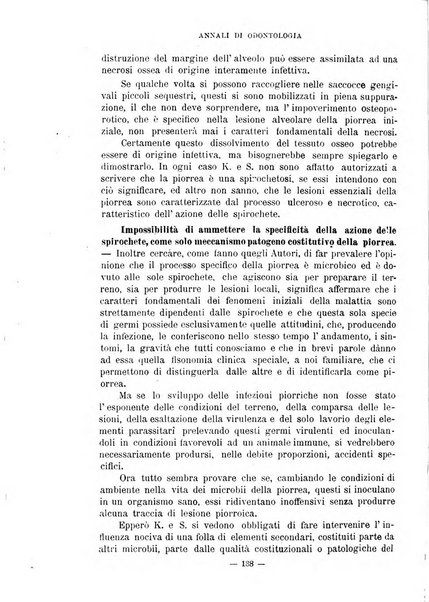 Annali di odontologia periodico mensile